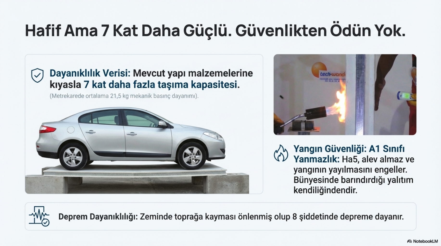 Hafif ama 7 kat daha güçlü